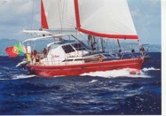 Stbd bow sailing